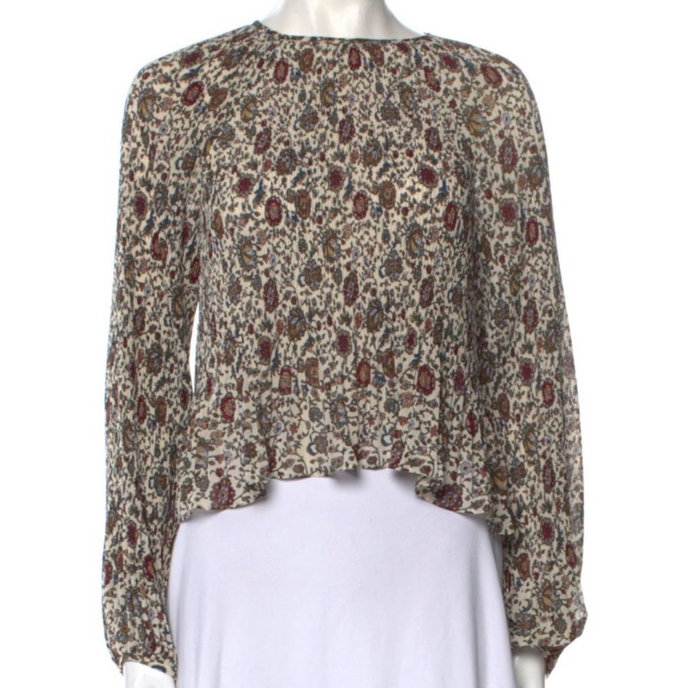 Veronica Beard Printed Blouse